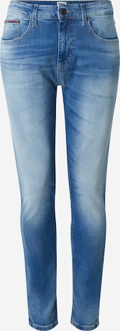 Tommy Jeans - Slimfit Vaquero en azul: frente