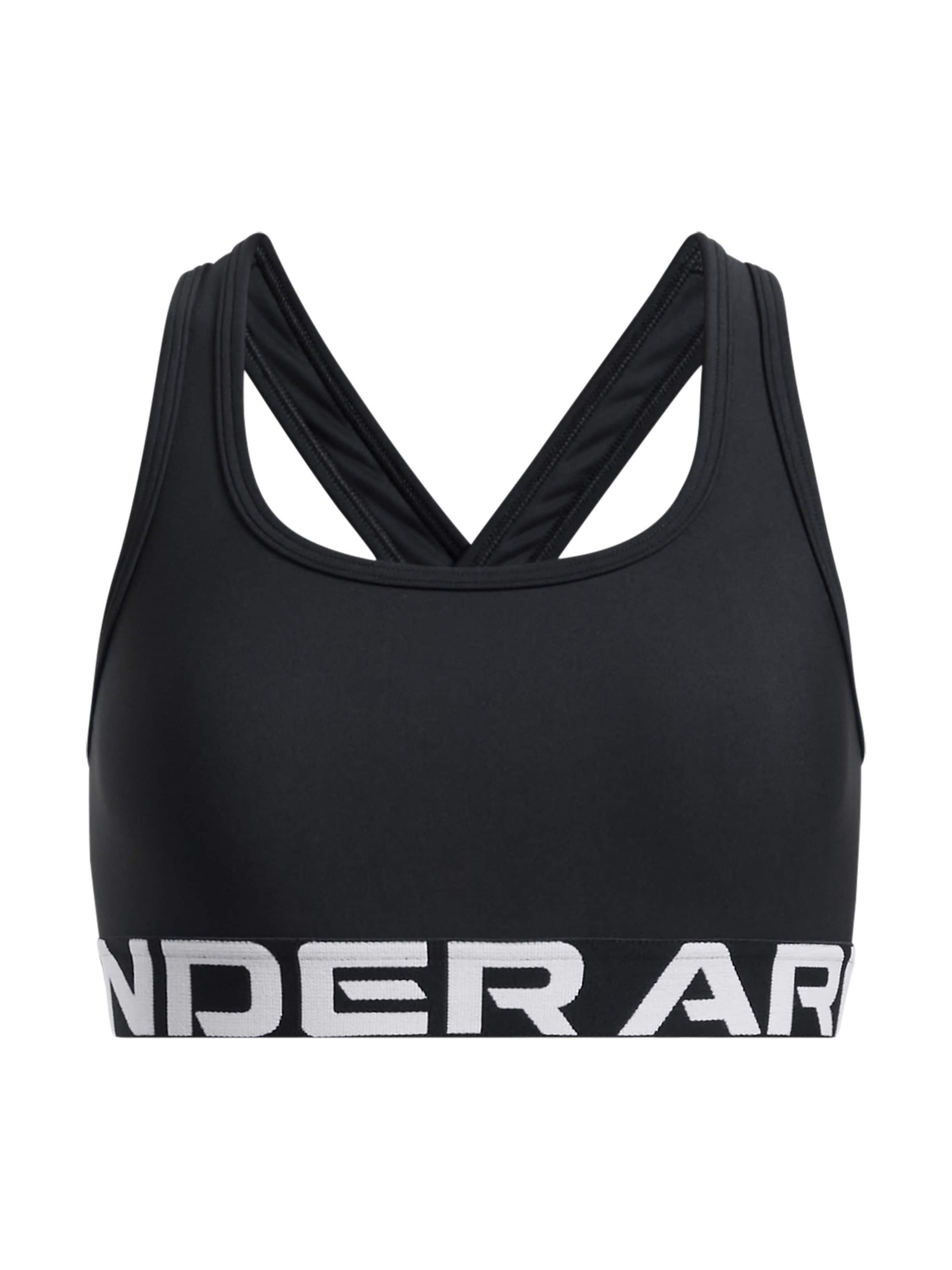 UNDER ARMOUR Bustier Sport bh in Zwart: voorkant