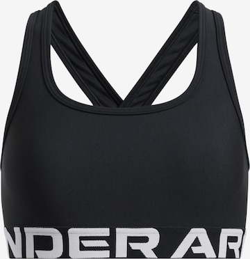 UNDER ARMOUR Bustier Sport bh in Zwart: voorkant