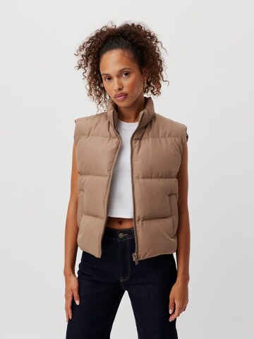 LeGer by Lena Gercke Vest 'Franka' in Brown: front