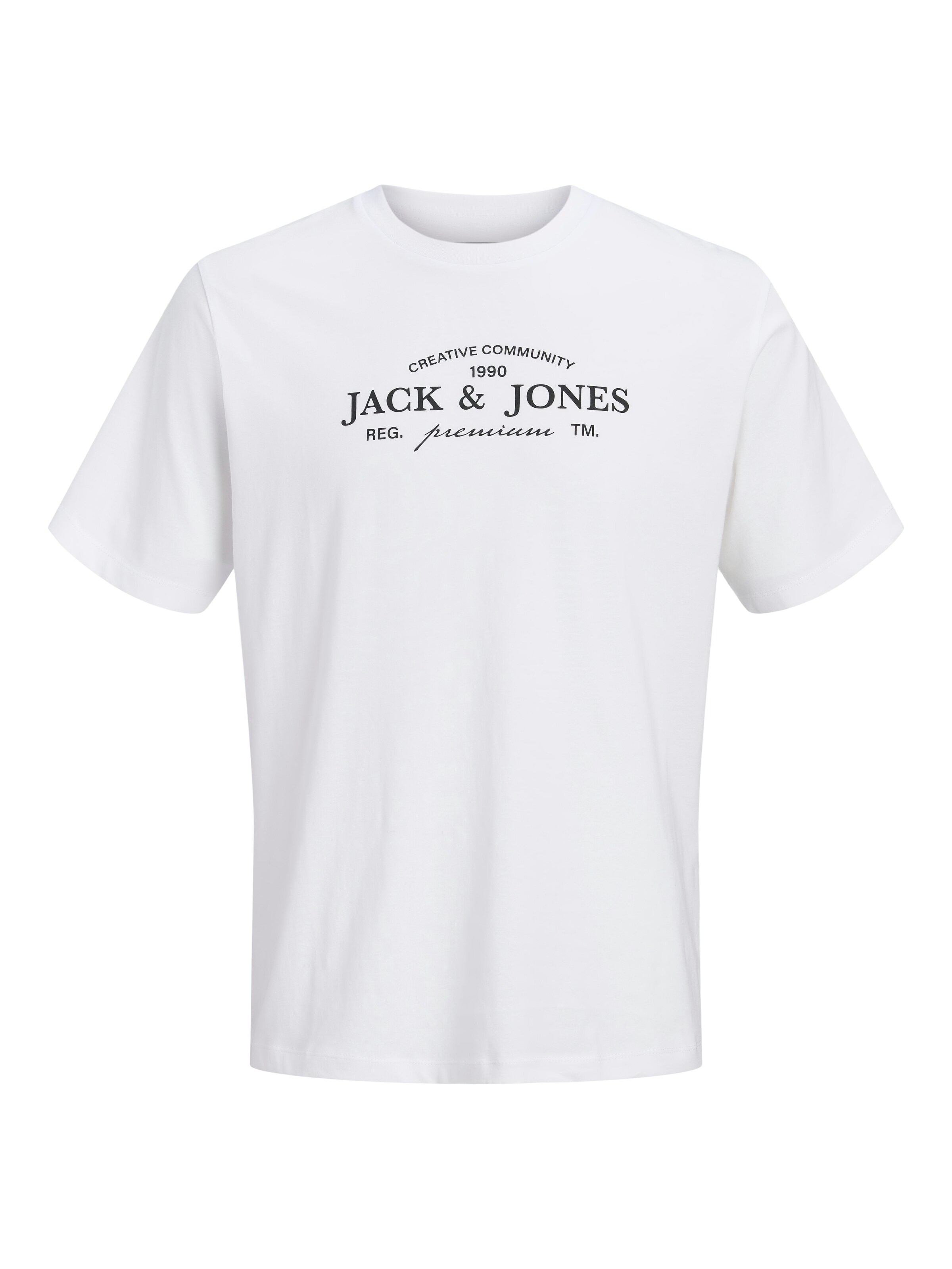 JACK & JONES T-Shirt in Weiß: Vorderseite