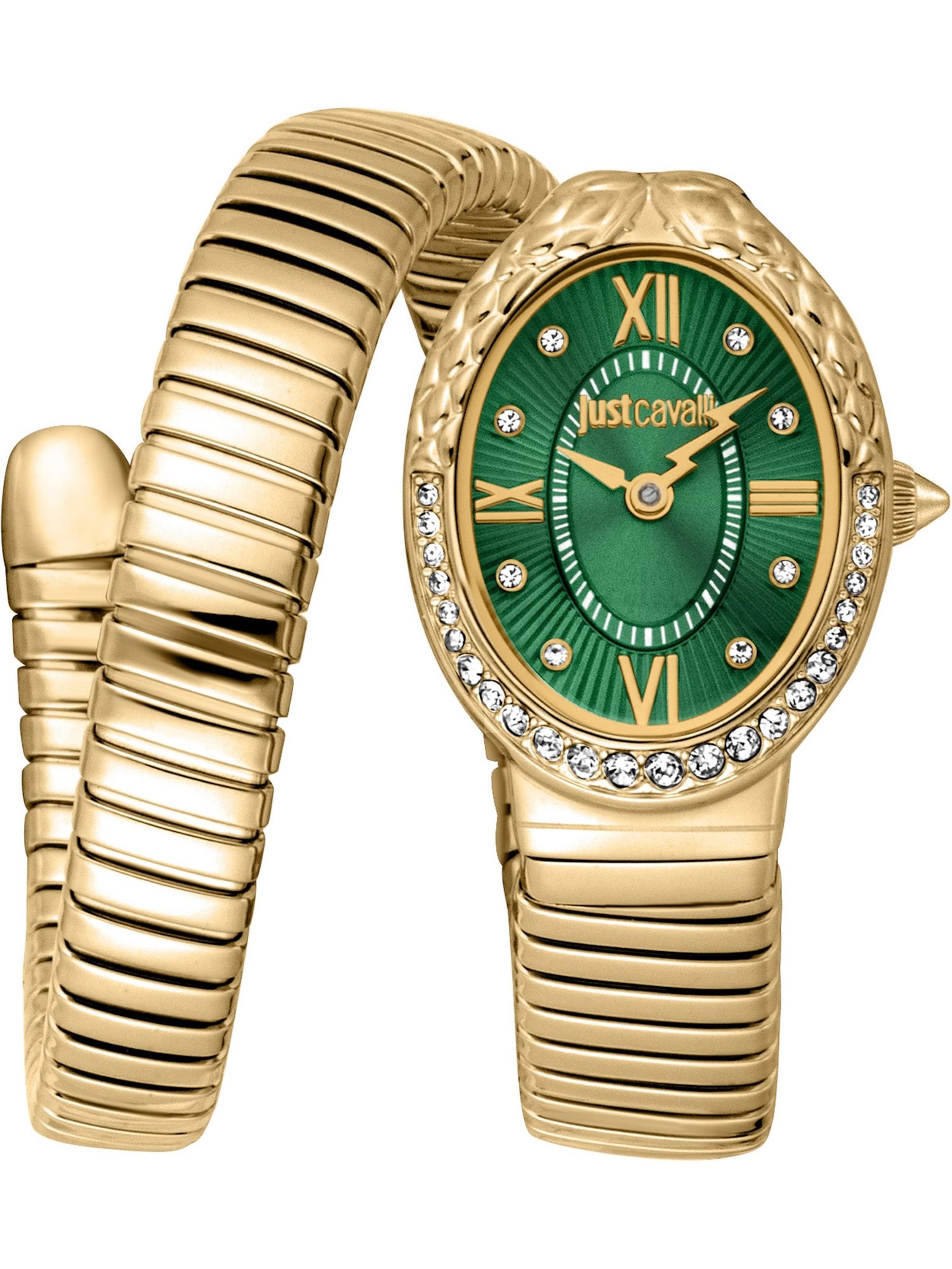 Just Cavalli Uhr in Gold: Vorderseite