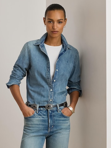 Lauren Ralph Lauren Blúz - kék: elől