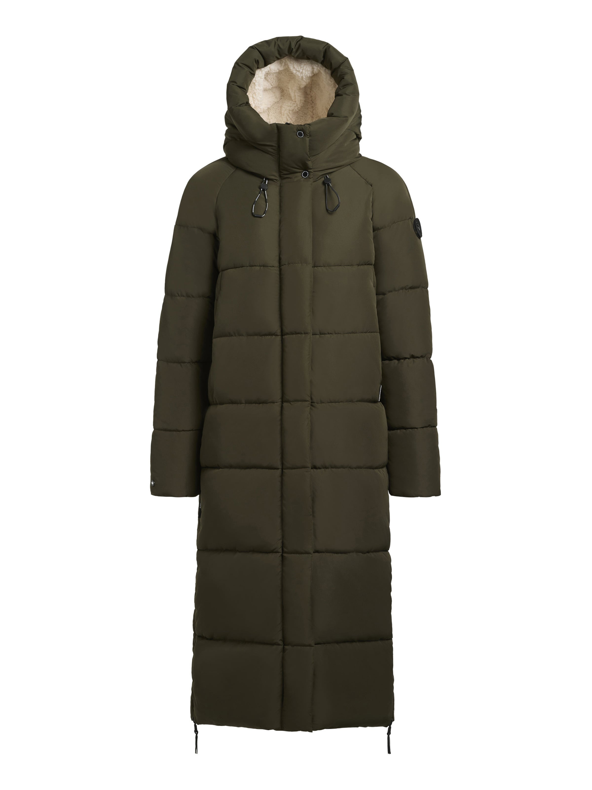 khujo - Sobretudo de inverno 'Lamba' em verde: frente