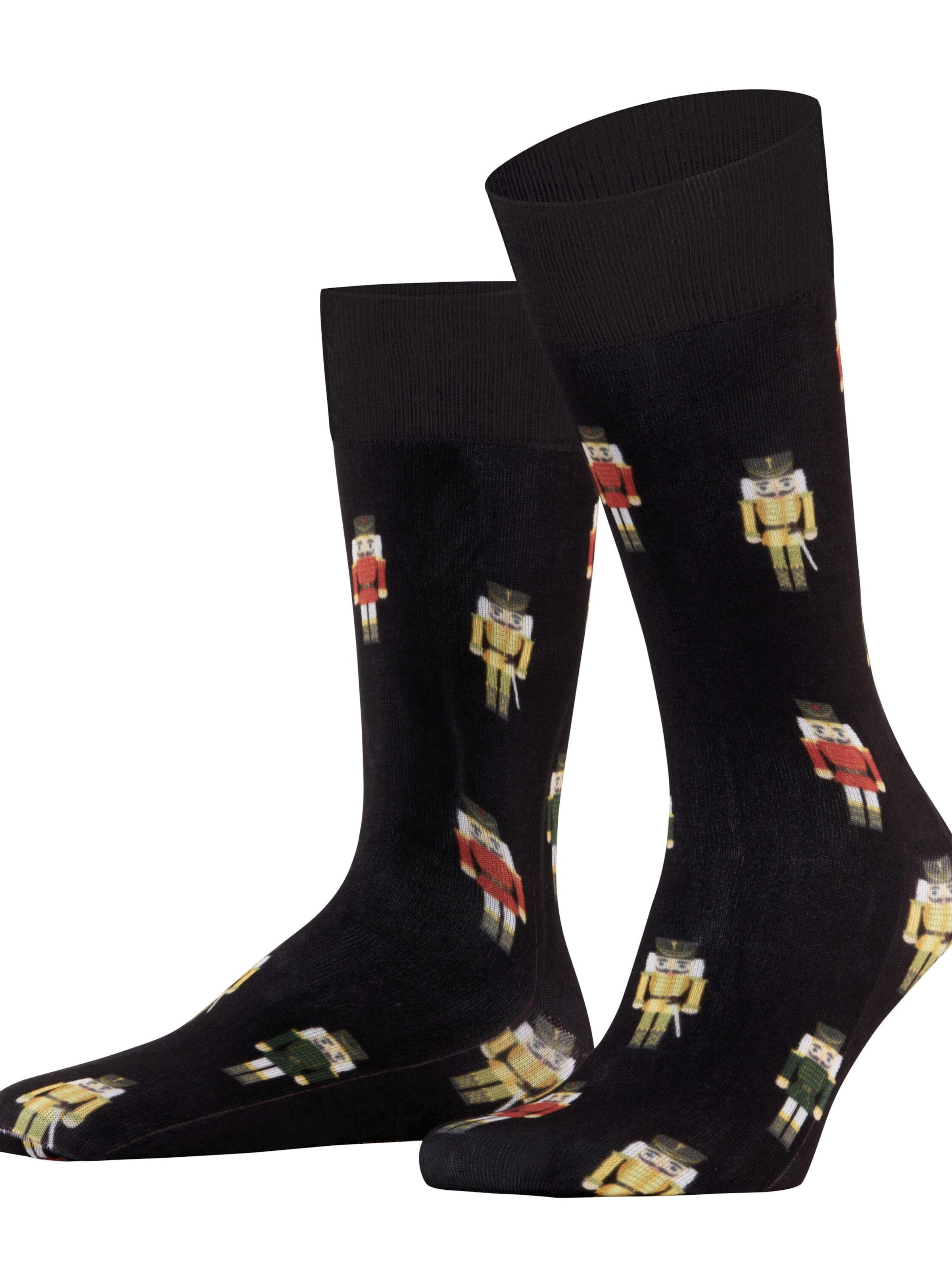 BURLINGTON Socks 'December Days' in Black: front