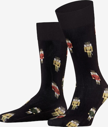 BURLINGTON Socks 'December Days' in Black: front