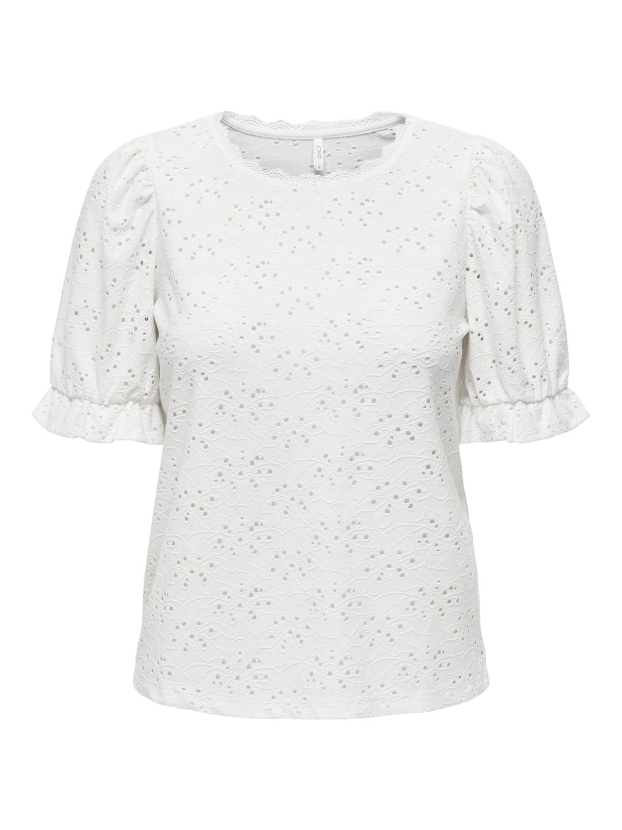 ONLY Blūze 'MILLA', krāsa - balts, Preces skats