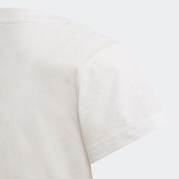 T-Shirt 'Adicolor Trefoil' ADIDAS ORIGINALS en blanc