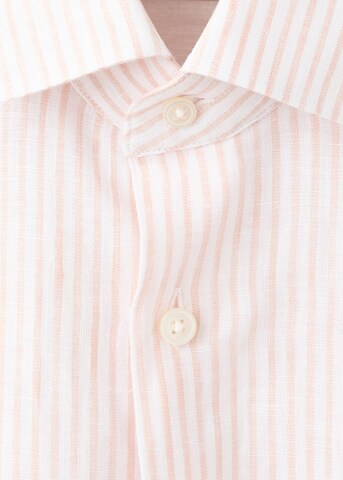 MANGO MAN Slim fit Button Up Shirt 'Sular' in Orange