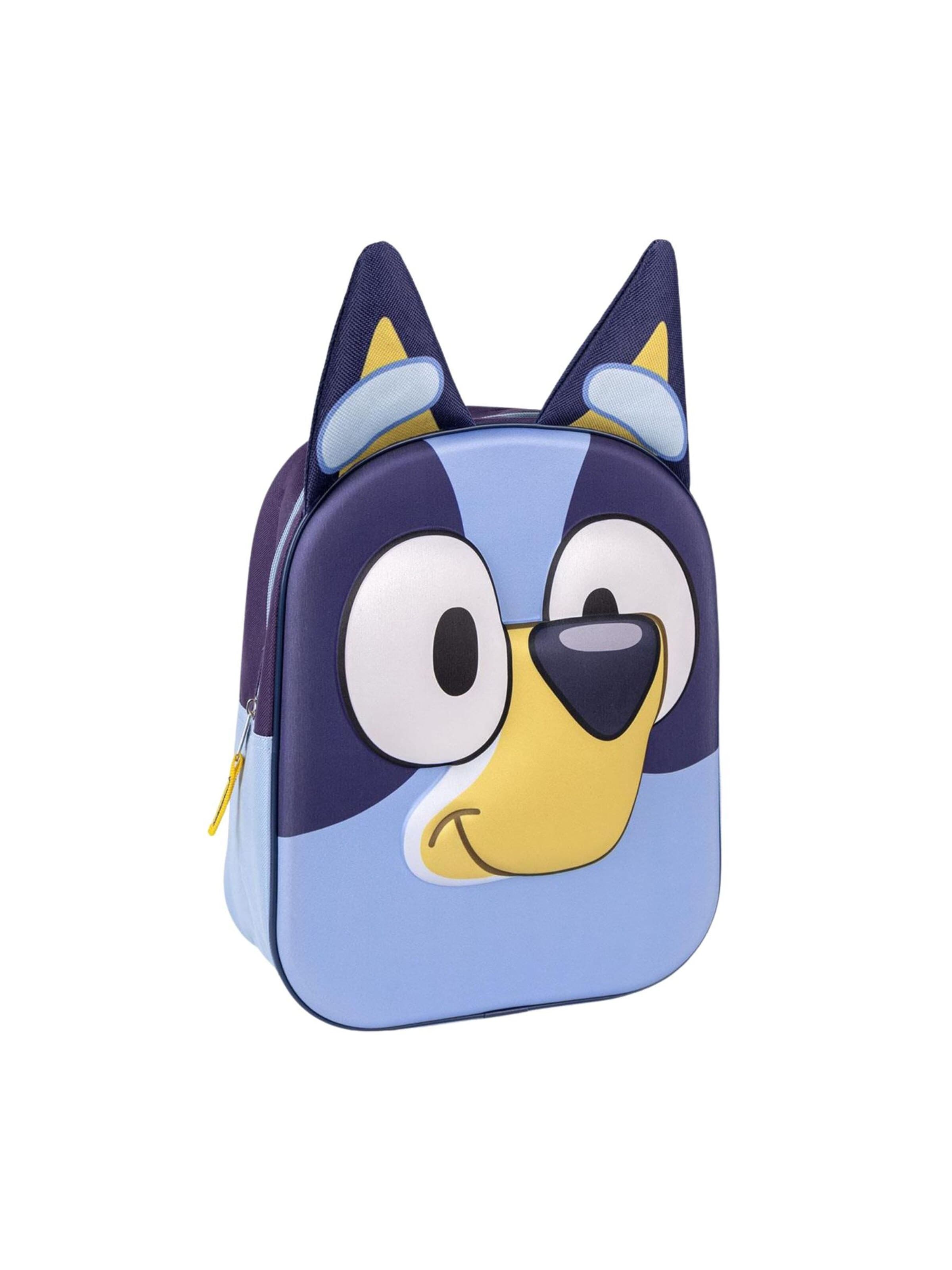 Sac à dos 'Kinder Rucksack mit 3D-Applikationen Bluey' Cerdá en bleu : devant