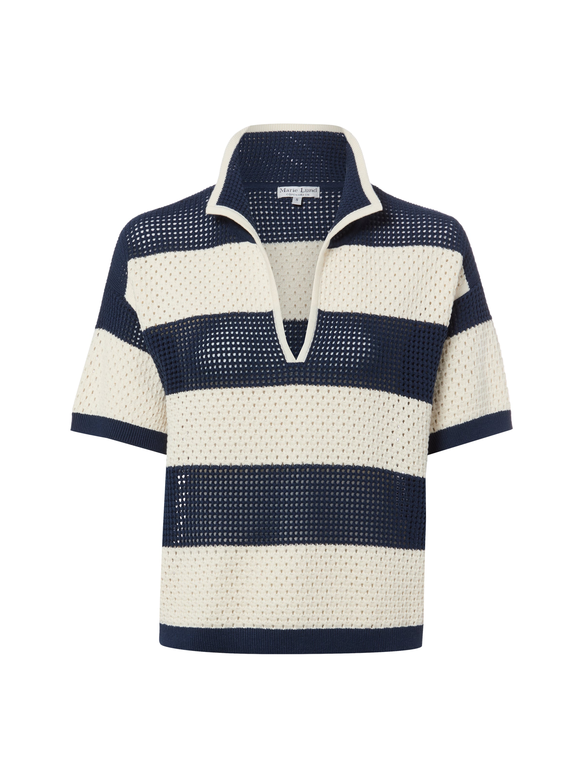 Marie Lund Pullover in Blau: Vorderseite