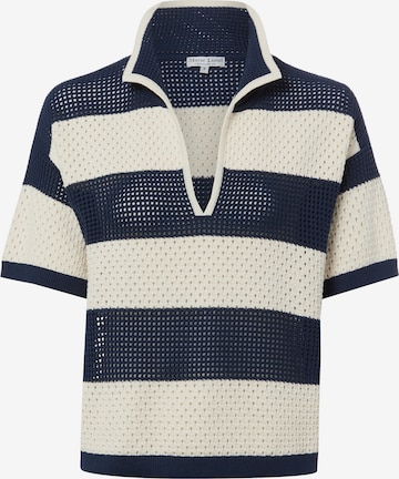 Pull-over Marie Lund en bleu : devant