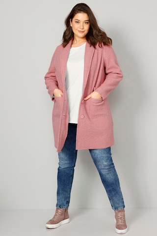 Angel of Style Between-Seasons Coat in Pink