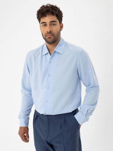Dandalo Regular fit Button Up Shirt in Blue