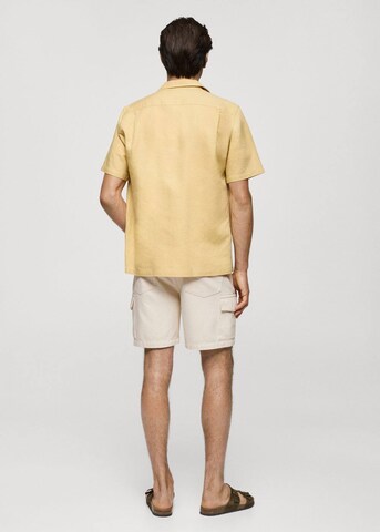 MANGO MAN Regular Shorts in Weiß