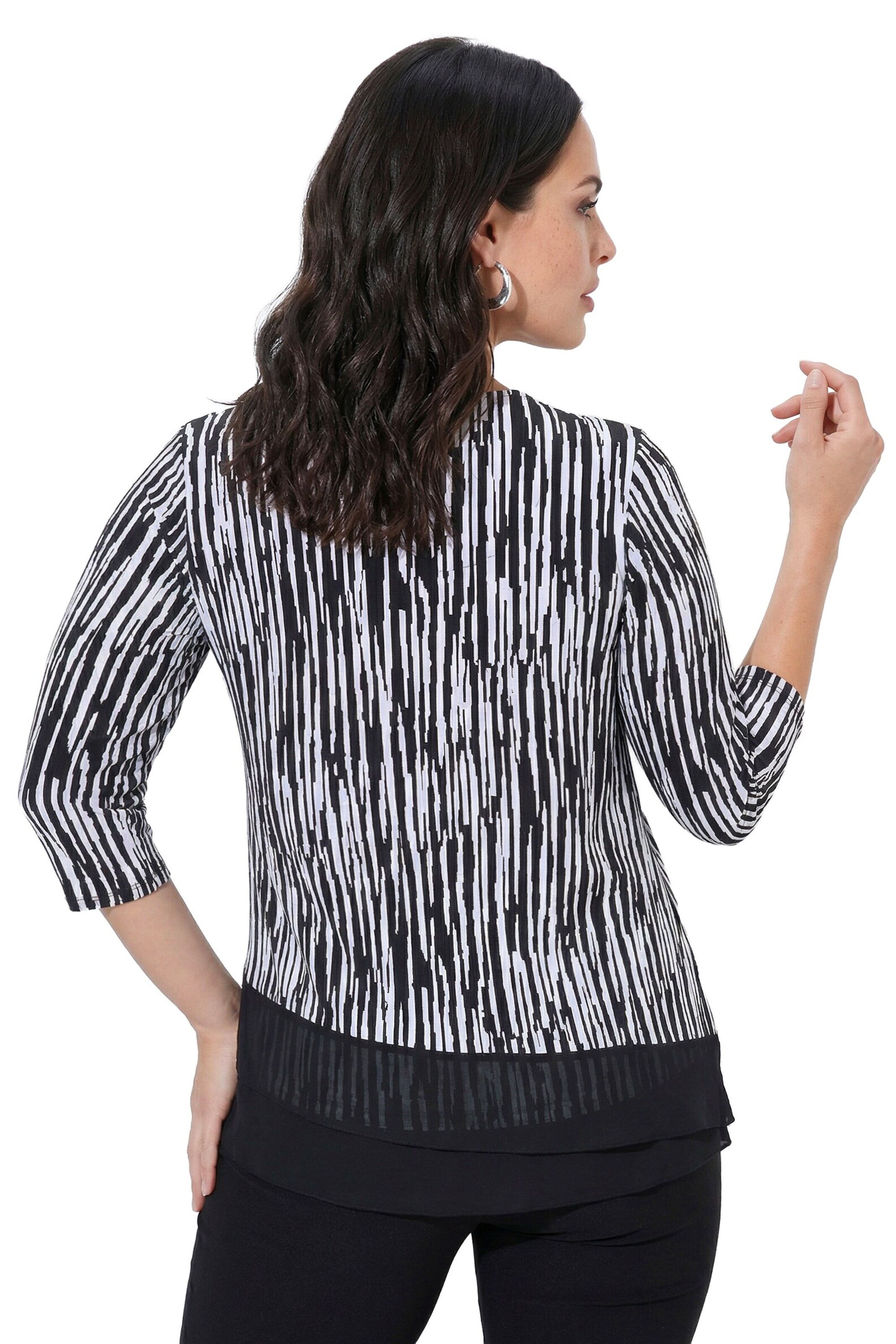 Ulla Popken Shirt in Schwarz