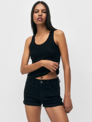 Pull&Bear Regular Jeans in Black