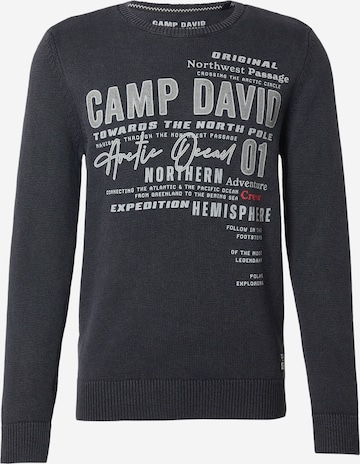 CAMP DAVID Свитер в Черный: спереди
