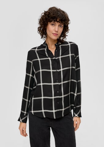 Camicia da donna di s.Oliver in nero: frontale