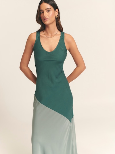 St MRLO Robe 'LENNOX SLIP DRESS' en vert, Vue avec produit