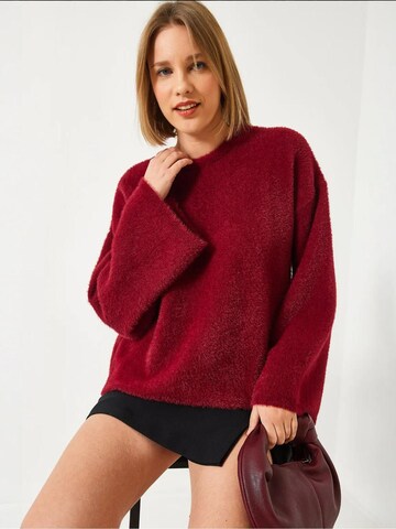 Bianco Lucci Pulóver 'Pullover' - piros