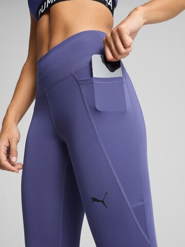 PUMA Skinny Urheiluhousut 'TAD ESSENTIAL' värissä sininen