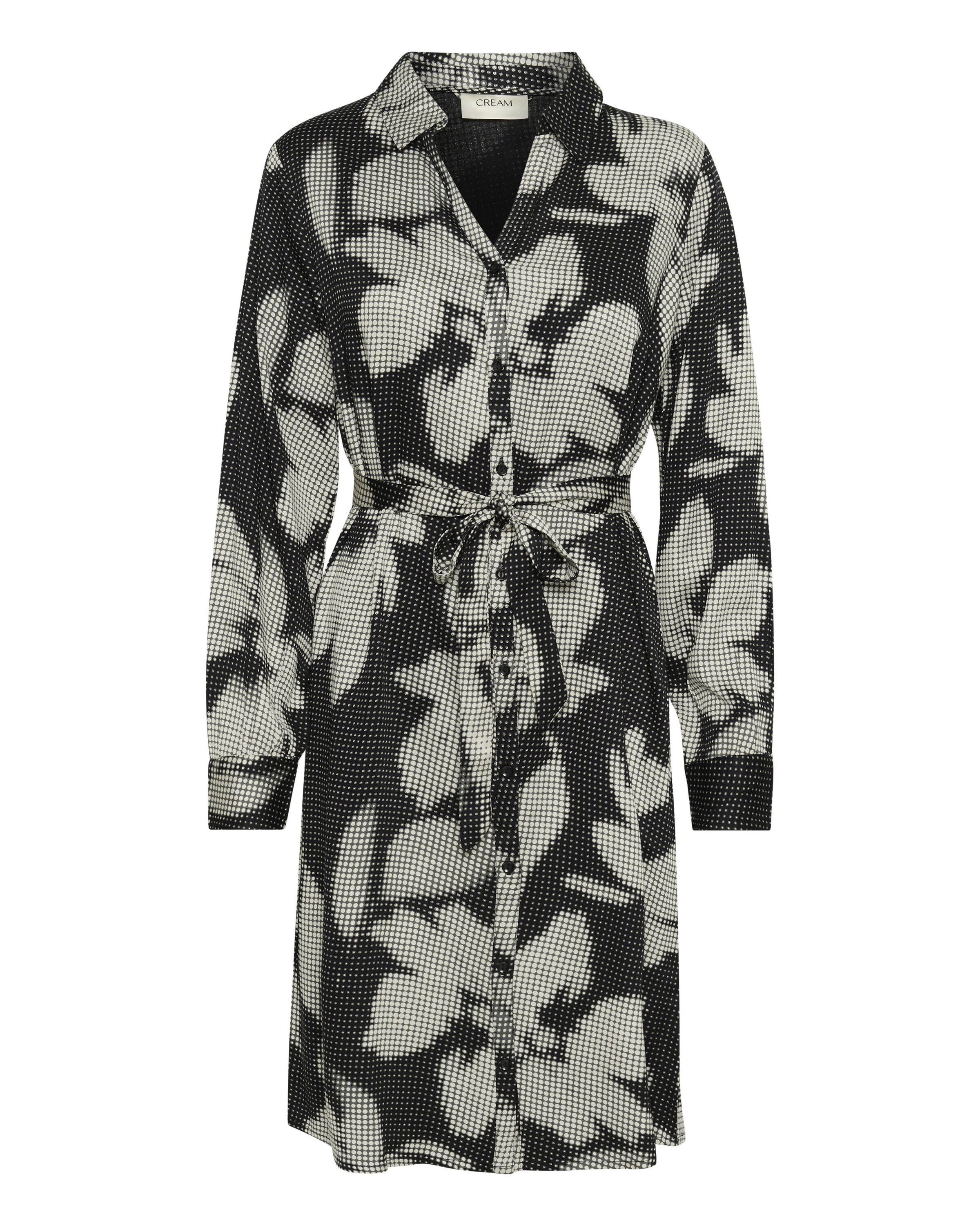 Cream Kjole 'Omma' i sort: forside