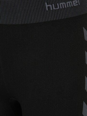 Hummel Skinny Spodnie sportowe w kolorze czarny