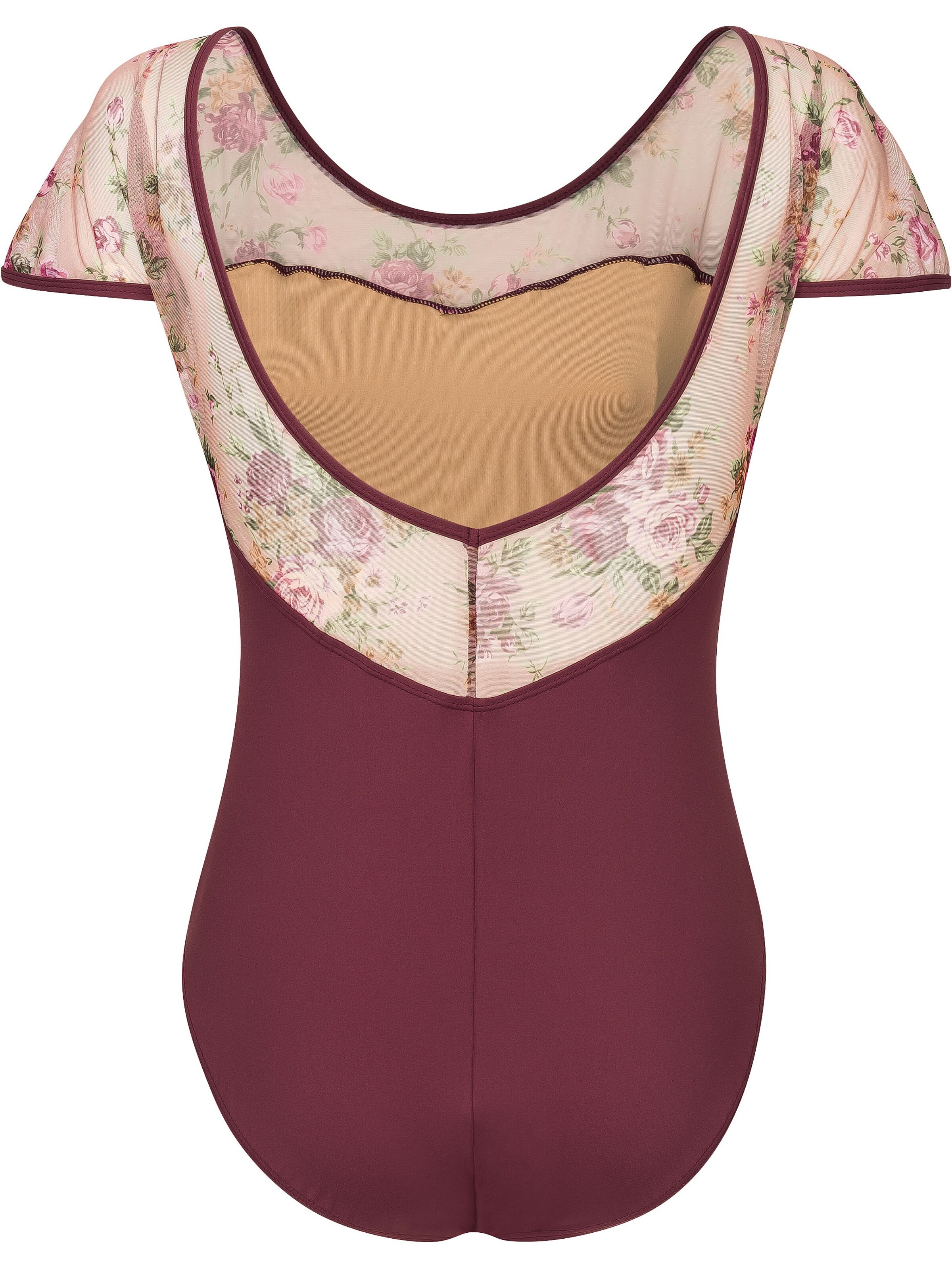 Tanzmuster Athletic Bodysuit 'Marleen' in Red