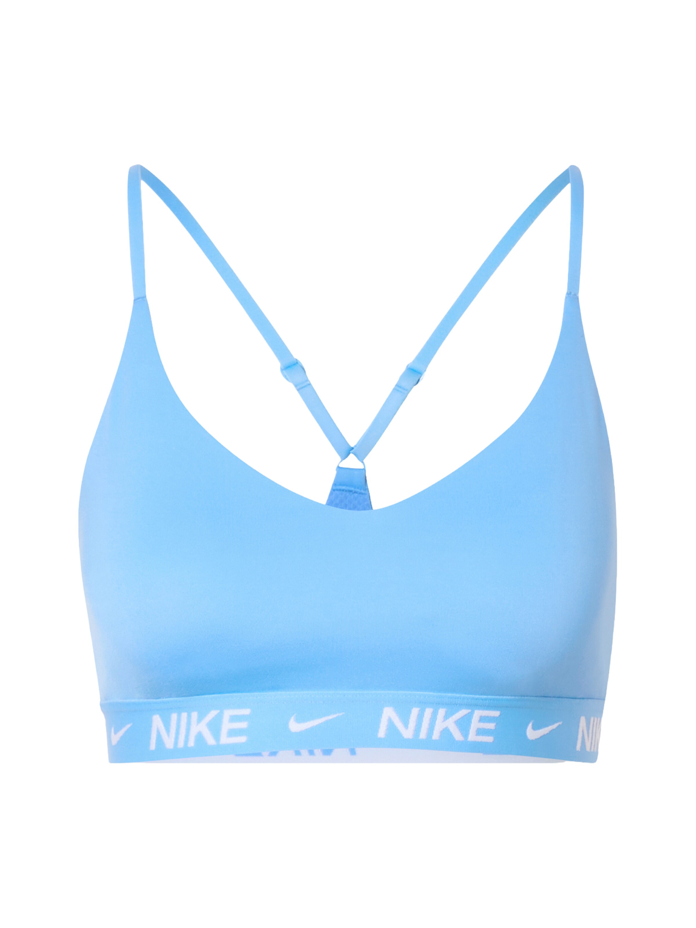 NIKE Спортивный бюстгальтер 'INDY' в Синий: спереди