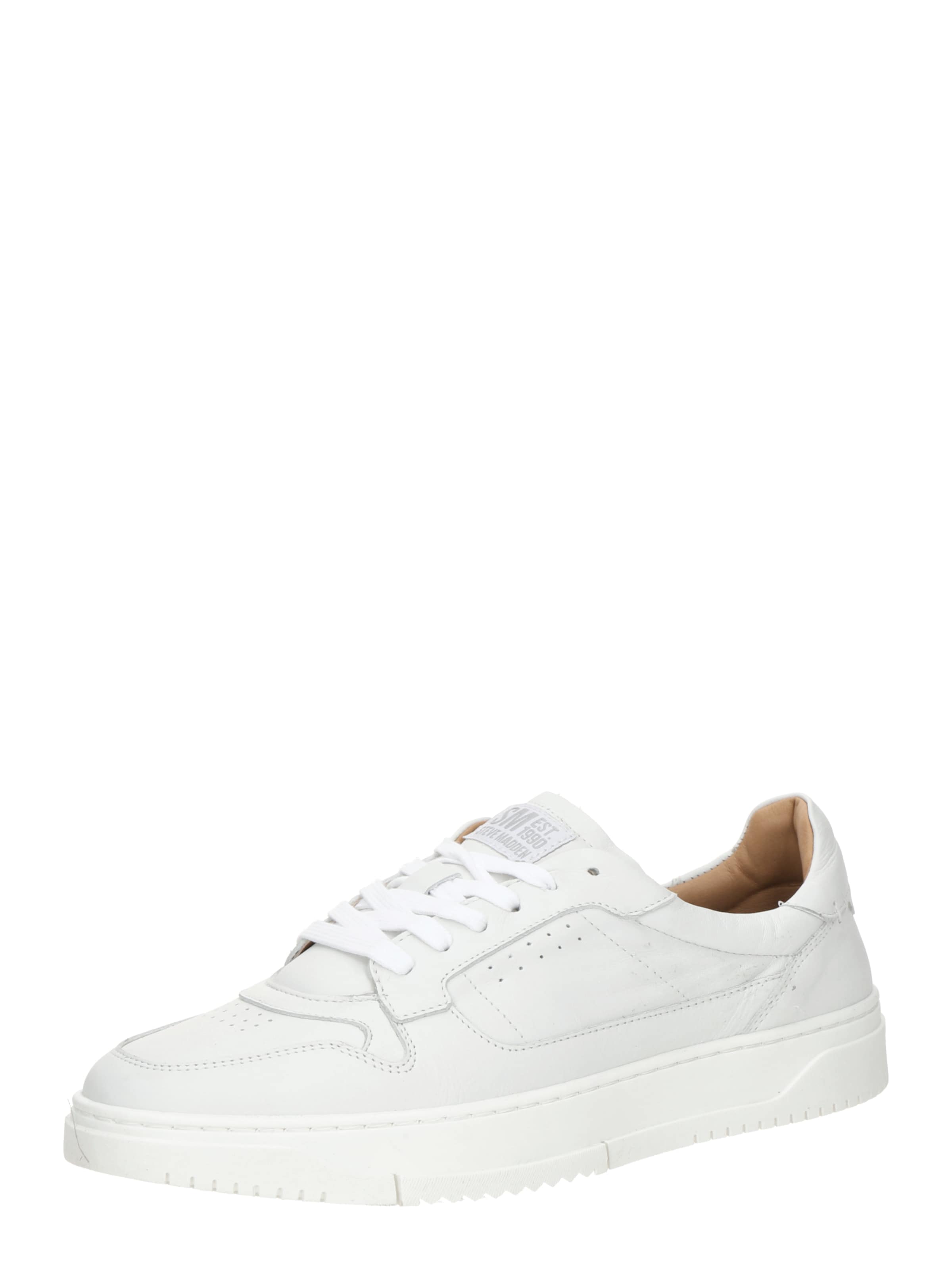 STEVE MADDEN Låg sneaker 'Cliff' i vit: framsida