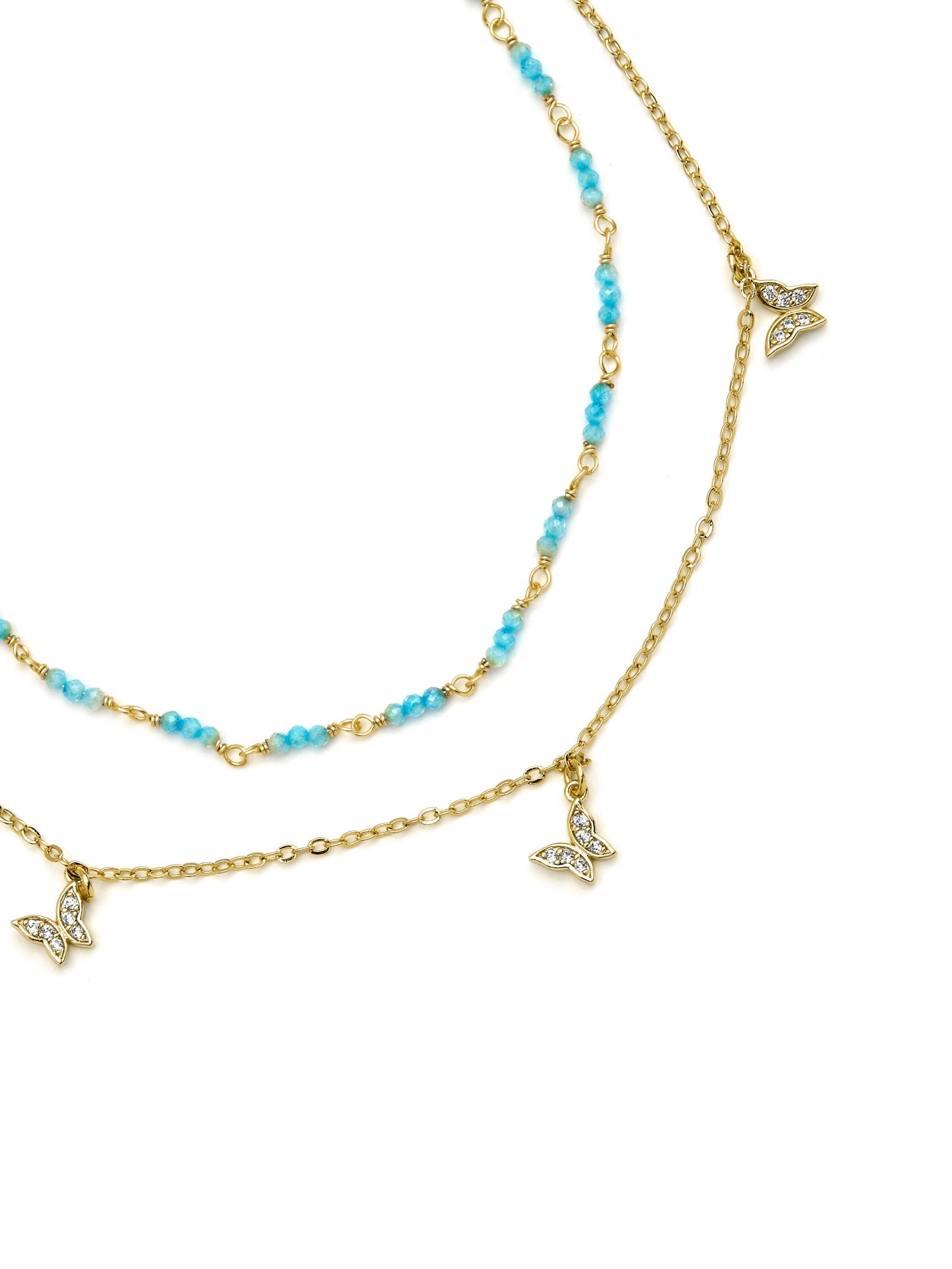 Luxenter Necklace 'Zinli' in Blue