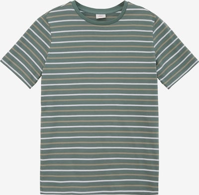 s.Oliver T-Shirt en beige / vert / blanc, Vue avec produit