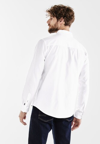 Street One MEN Regular Fit Hemd 'Oxford ' in Weiß