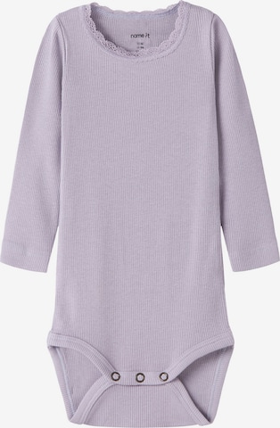 NAME IT Potkuhousut/body 'NBFKAB' värissä lila: etupuoli