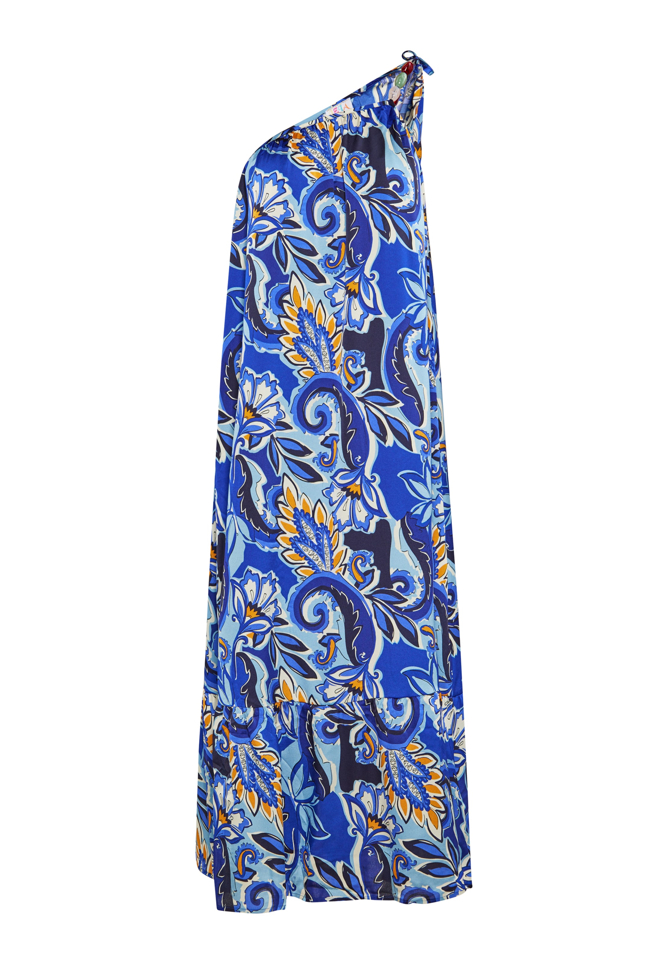 IZIA Poletna obleka | modra barva: sprednja stran