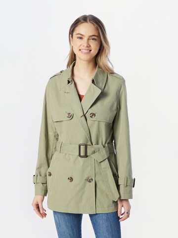 ESPRIT Between-Seasons Coat in Green: front