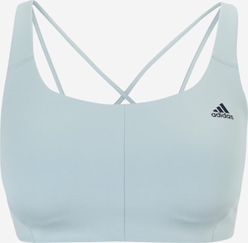 ADIDAS SPORTSWEAR - Bustier Sujetador deportivo 'CoreFlow' en azul: frente