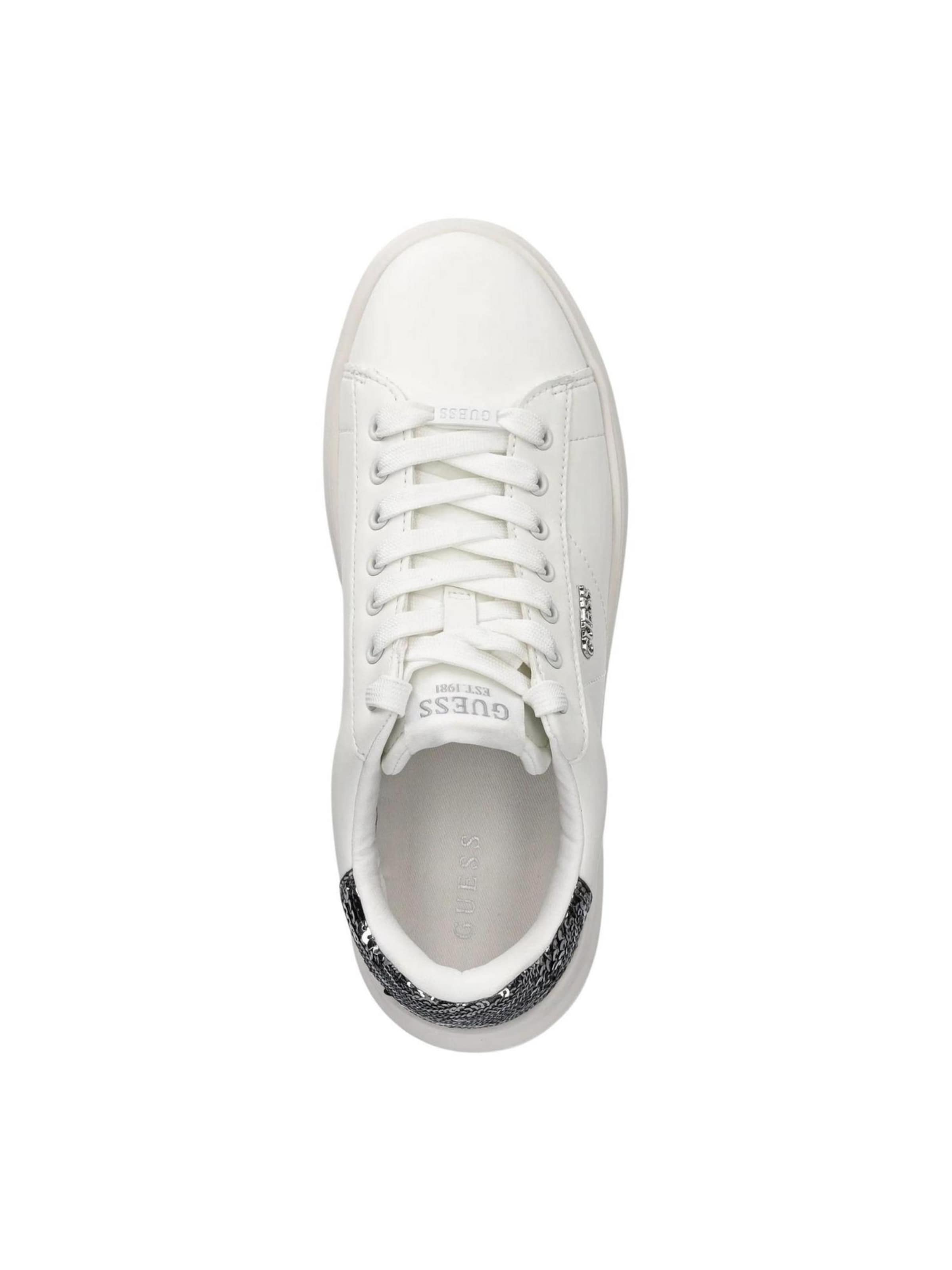 Sneaker bassa 'ELBINA10 FLFE10 ELE12' di GUESS in argento