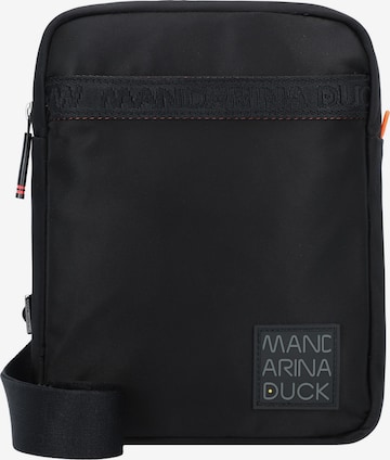 MANDARINA DUCK Schoudertas 'Warrior' in Zwart: voorkant