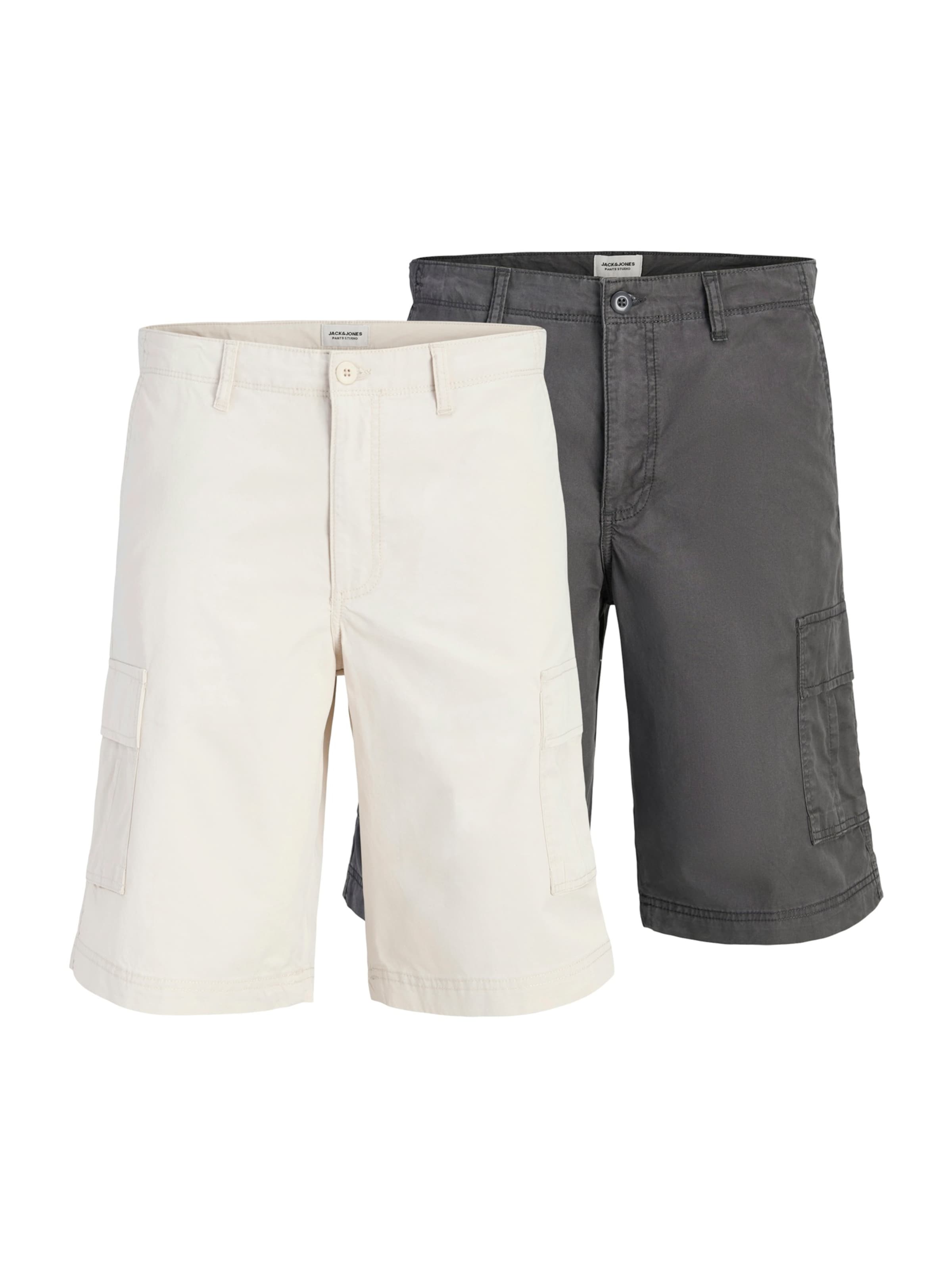 JACK & JONES Cargo Pants 'JPSTCOLE MATTY' in Beige: front