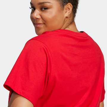 ADIDAS ORIGINALS Shirt 'Adicolor Classics Trefoil ' in Red