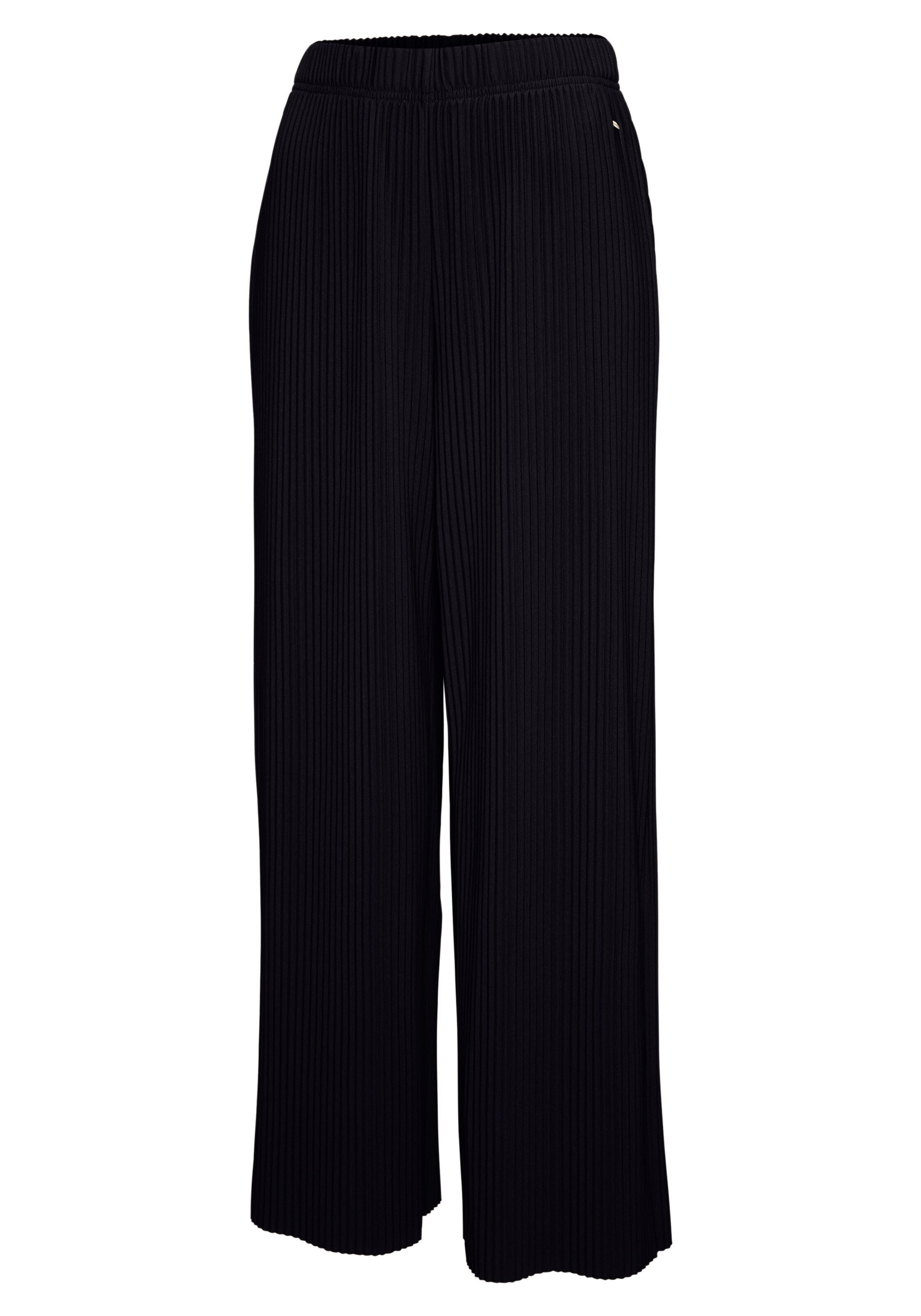 LASCANA Wide Leg Hose in Schwarz