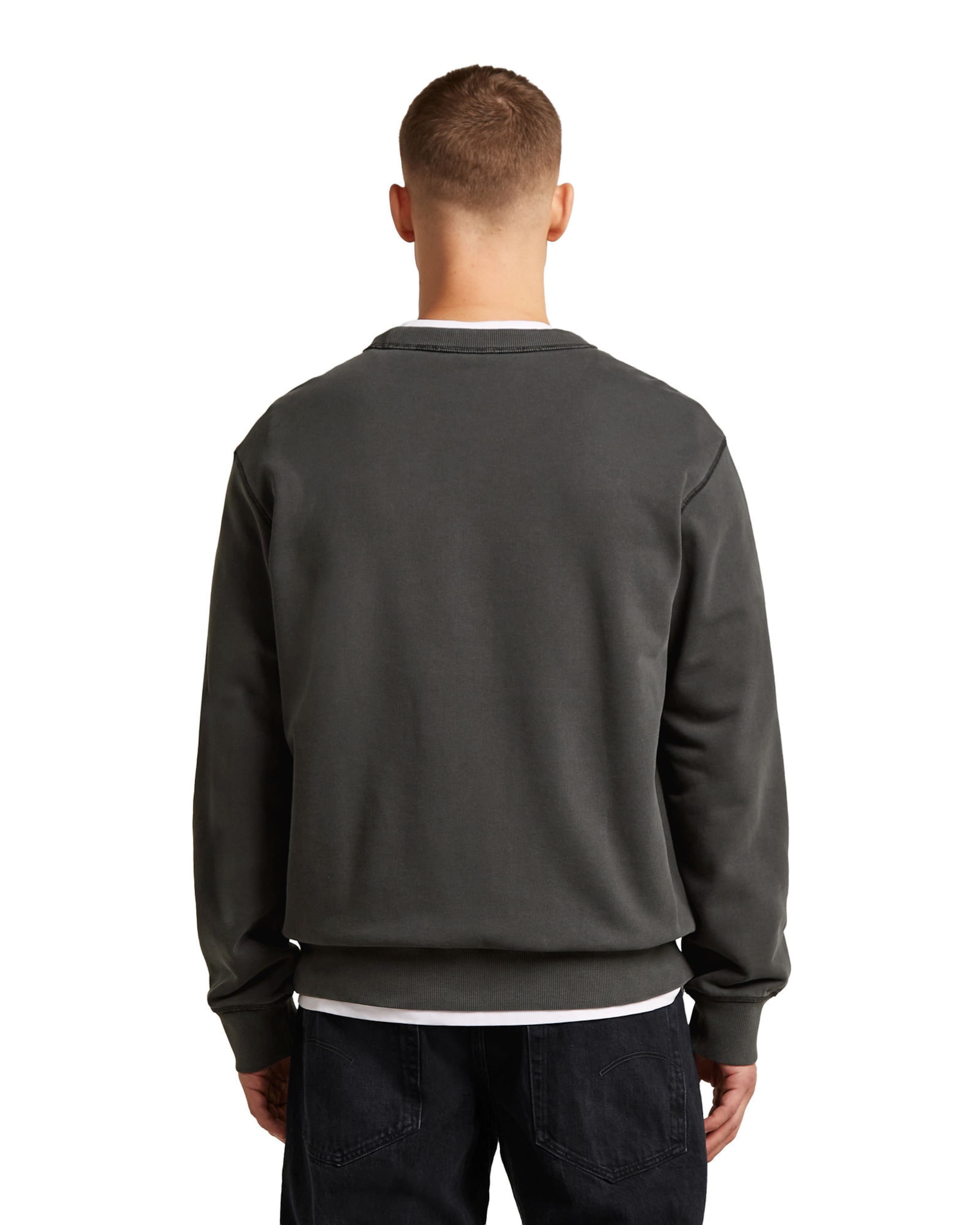 Sweat de sport 'Unit Washed Sweater' G-STAR en gris