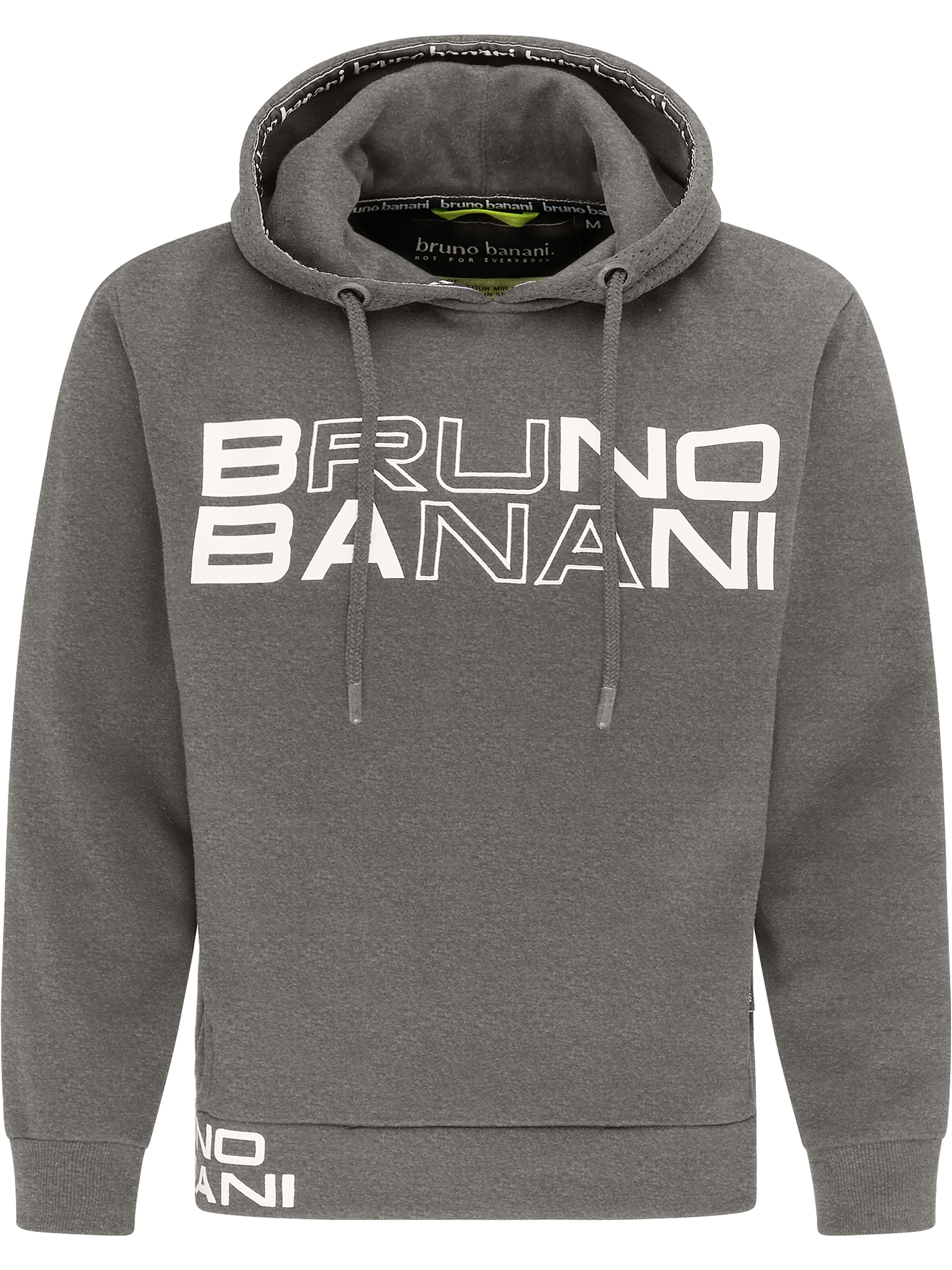 Bruno Banani Sweatshirt 'Brooks' in Grau: Vorderseite