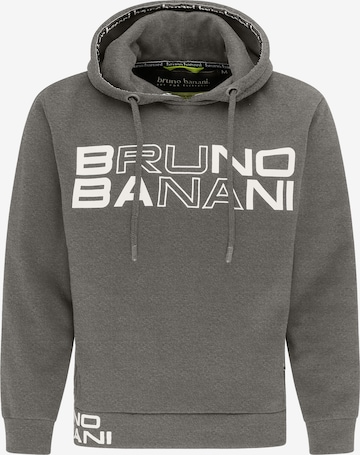 BRUNO BANANI Sweatshirt 'Brooks' in Grey: front