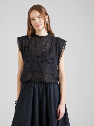 Camicia da donna 'C_Bredy' di BOSS in nero: frontale