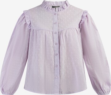 DreiMaster Vintage Blouse 'Abrel' in Purple: front