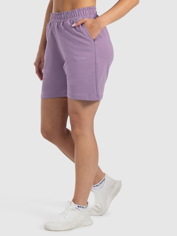 Loosefit Pantalon de sport ' Nurya ' Smilodox en violet