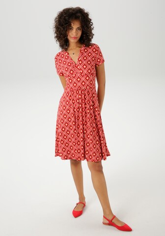 Aniston CASUAL Sommerkleid in Rot